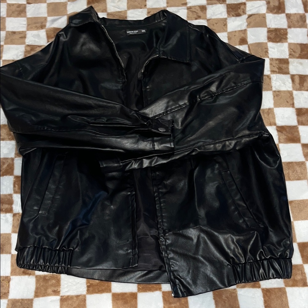 Women's Black Leather Jacket